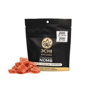 3Chi Comfortably Numb Gummies (200 mg Total Each Delta 8 THC & CBN)