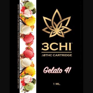 3Chi Delta 8 THC Vape Cartridge with Cannabis Derived Terpenes – Gelato 41