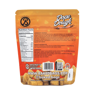 Baked Bags Delta 9 THC Dope Dough – Churros (200 mg Total Delta 9 THC) - Image 3
