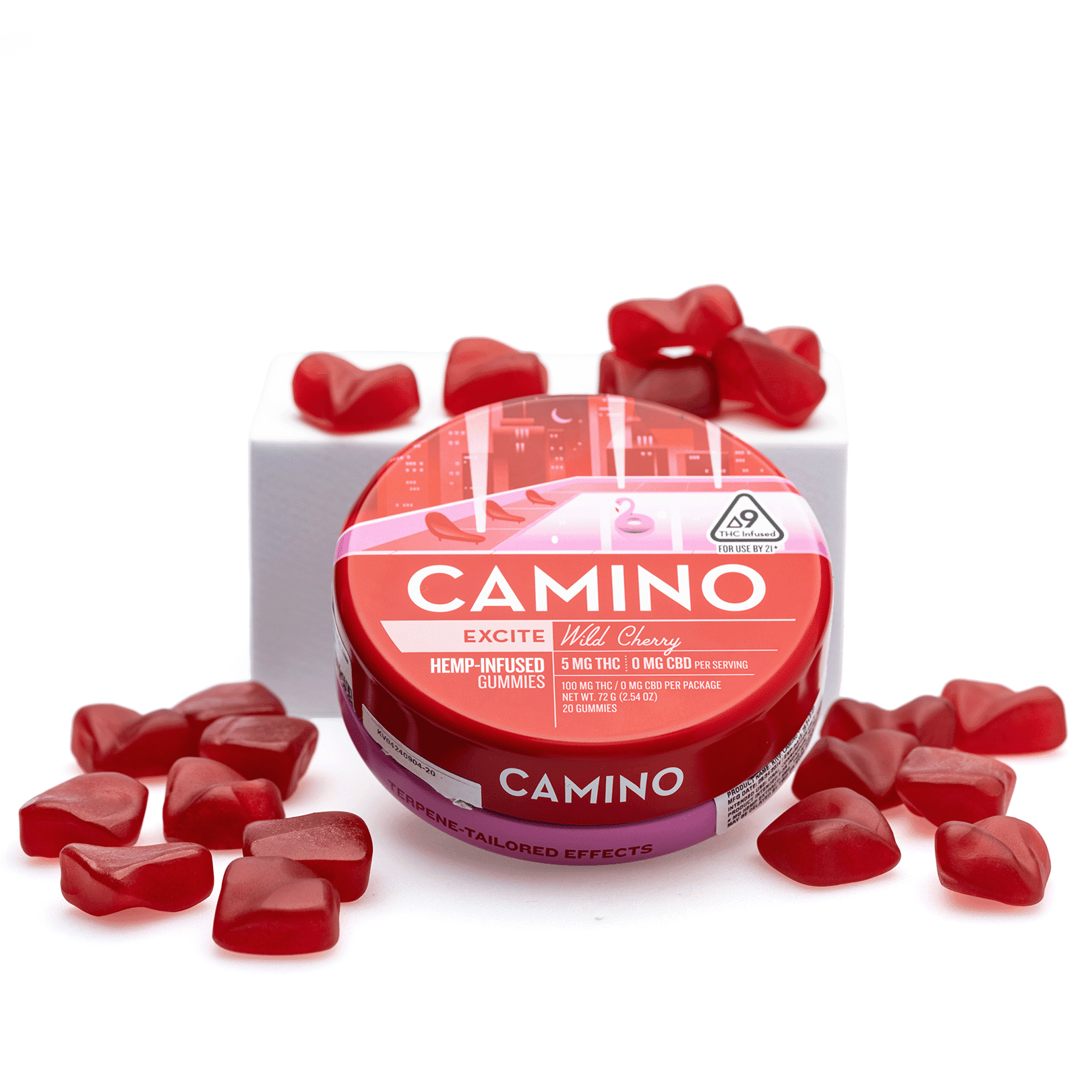 Camino Delta 9 THC Excite Gummies – Wild Cherry