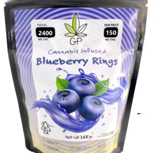 Cannabis Infused Blueberry Rings – THC 2400mg