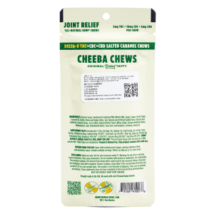 Cheeba Chews Delta 9 and CBC and CBD Salted Caramel Chews – Joint Relief (50 mg Total Cannabinoids) - Image 3