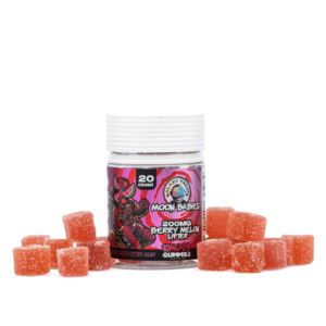 Galaxy Treats Moon Babies Delta 9 THC Gummies – Berry Melon Lifter (200 mg Total Delta 9 THC + 280 mg Total CBD)