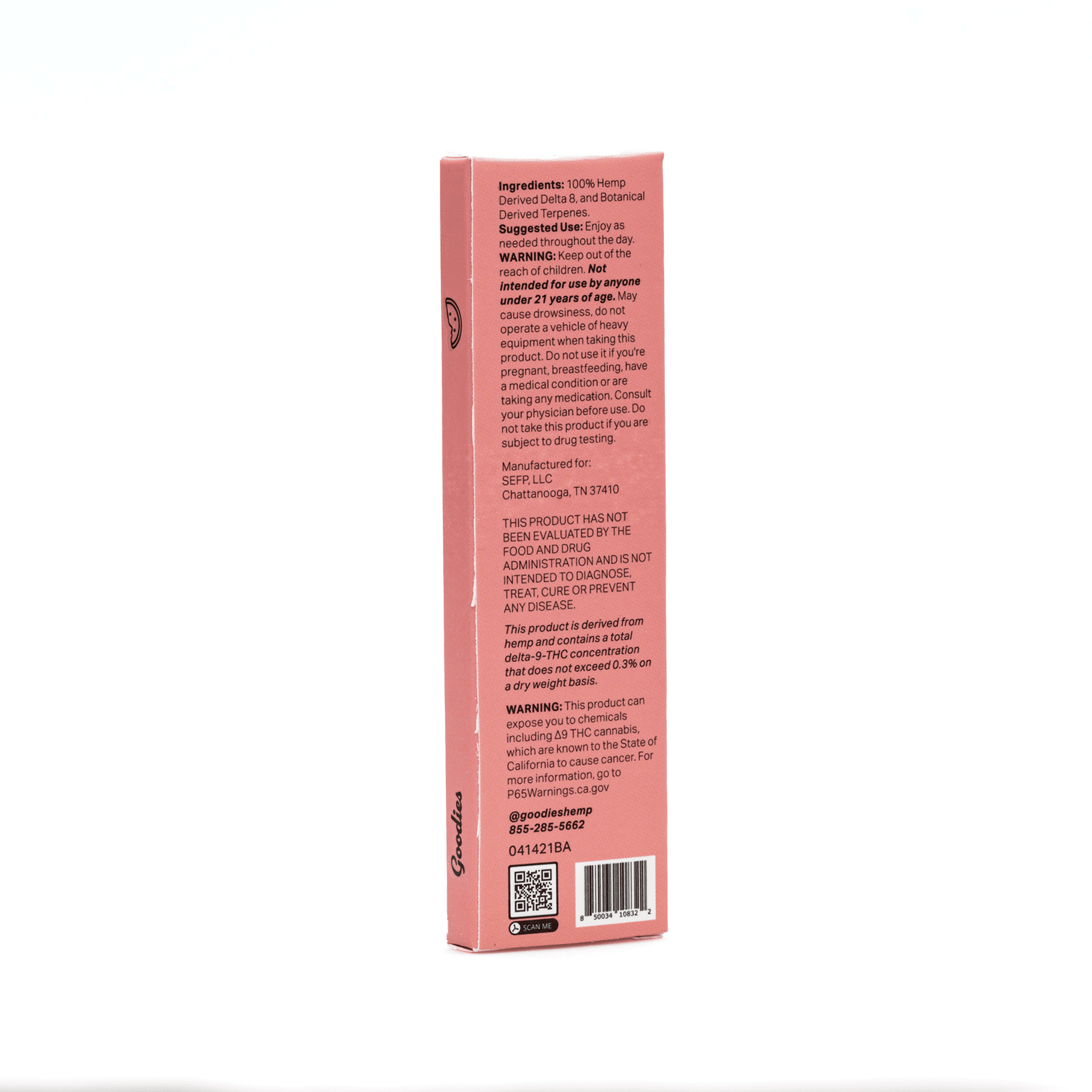 Goodies Delta 8 THC Disposable Vape – Watermelon Skittlez - Image 3