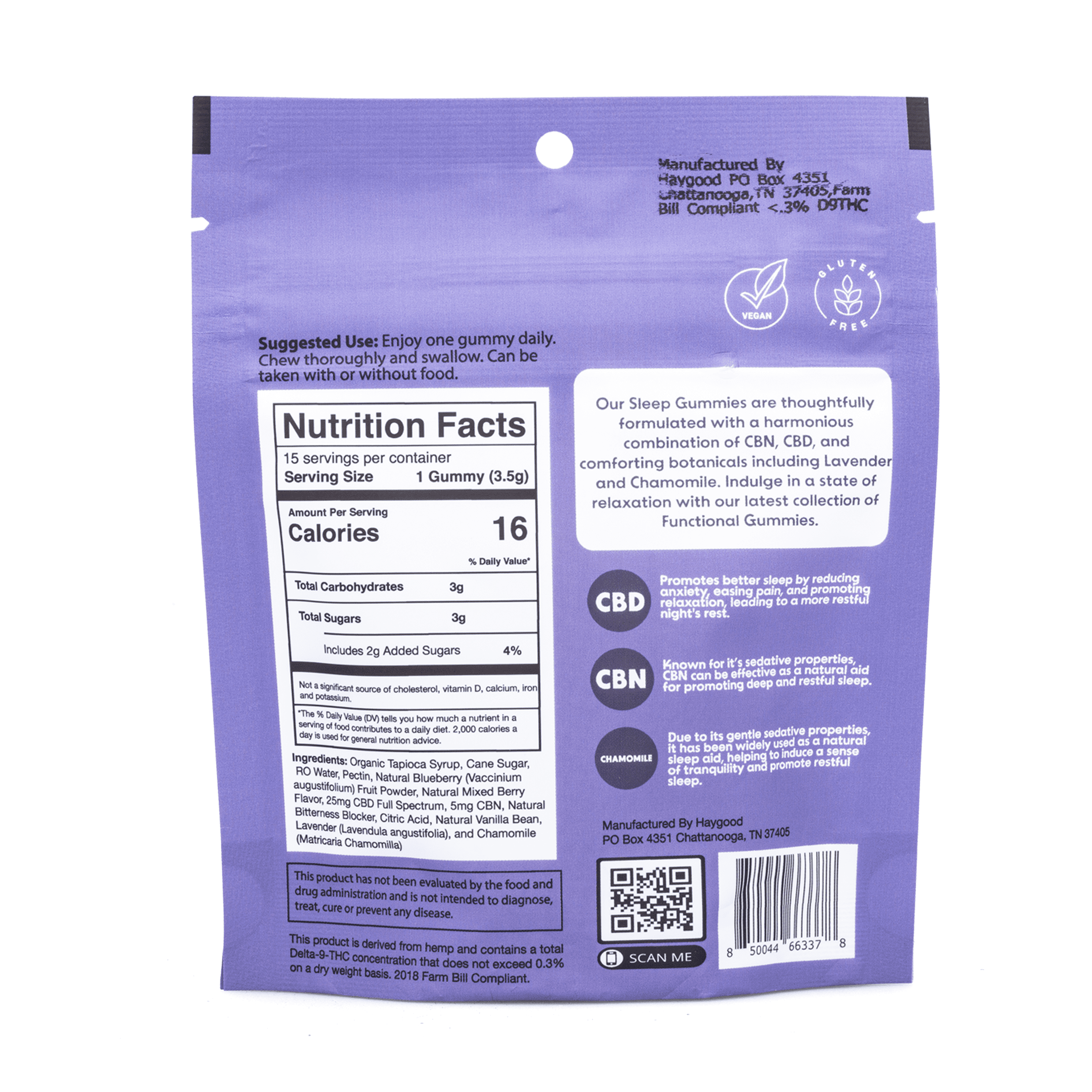 Haygood CBN Sleep Gummies - Image 3