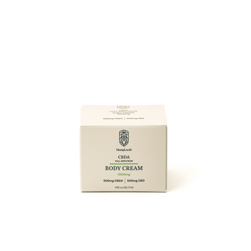 Hemplucid Topical CBDA Full-Spectrum Body Cream (500 mg CBDA + 500 mg CBD) - Image 2