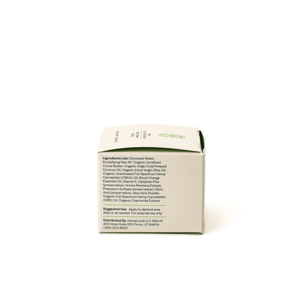 Hemplucid Topical CBDA Full-Spectrum Body Cream (500 mg CBDA + 500 mg CBD) - Image 3