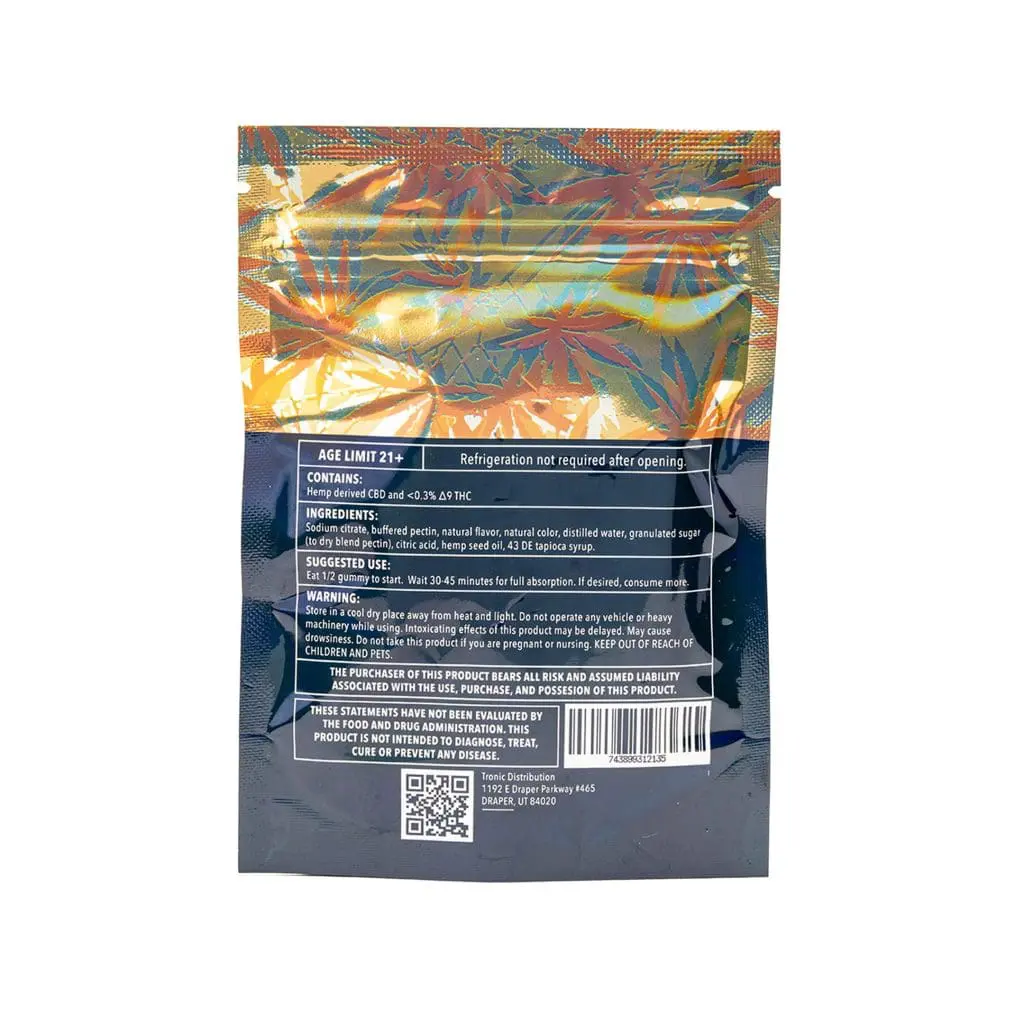 Kush Kube Delta 9 + CBD Gummies – Orange Kream (150 mg total Delta 9 THC + 150 mg Total CBD) - Image 3