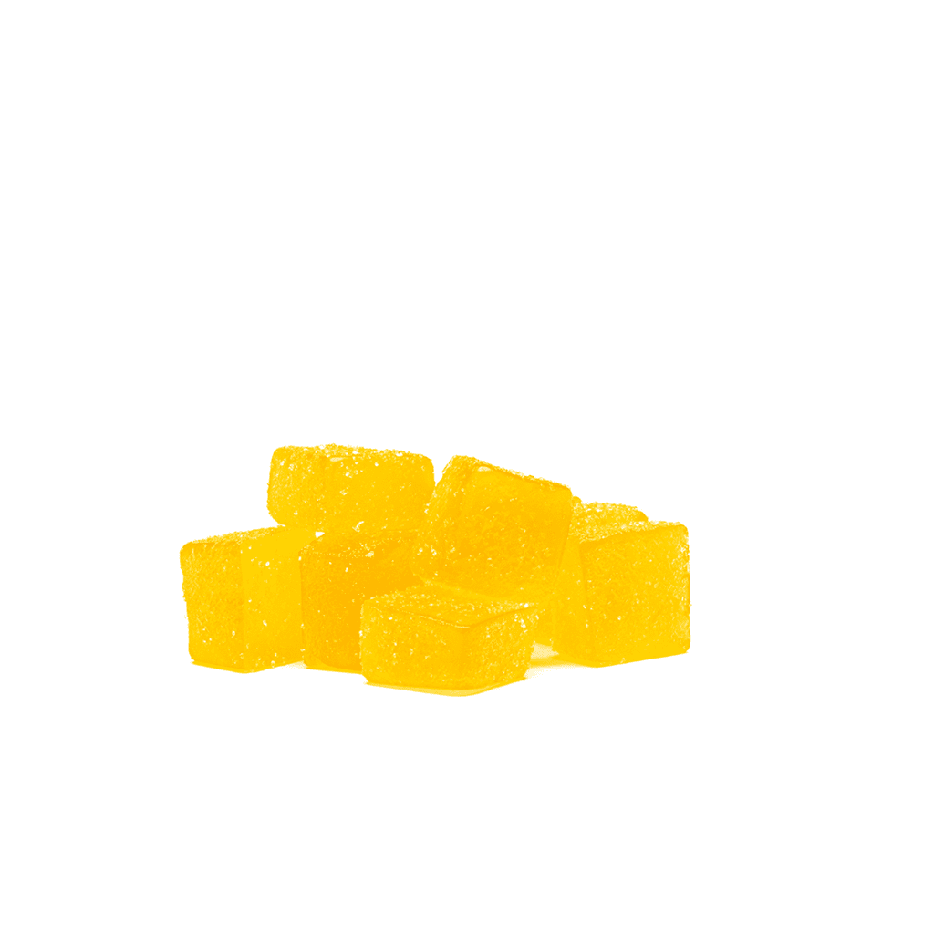 Kush Kube Delta 9 + CBD Gummies – Pina Kolada (150 mg total Delta 9 THC + 150 mg Total CBD) - Image 4