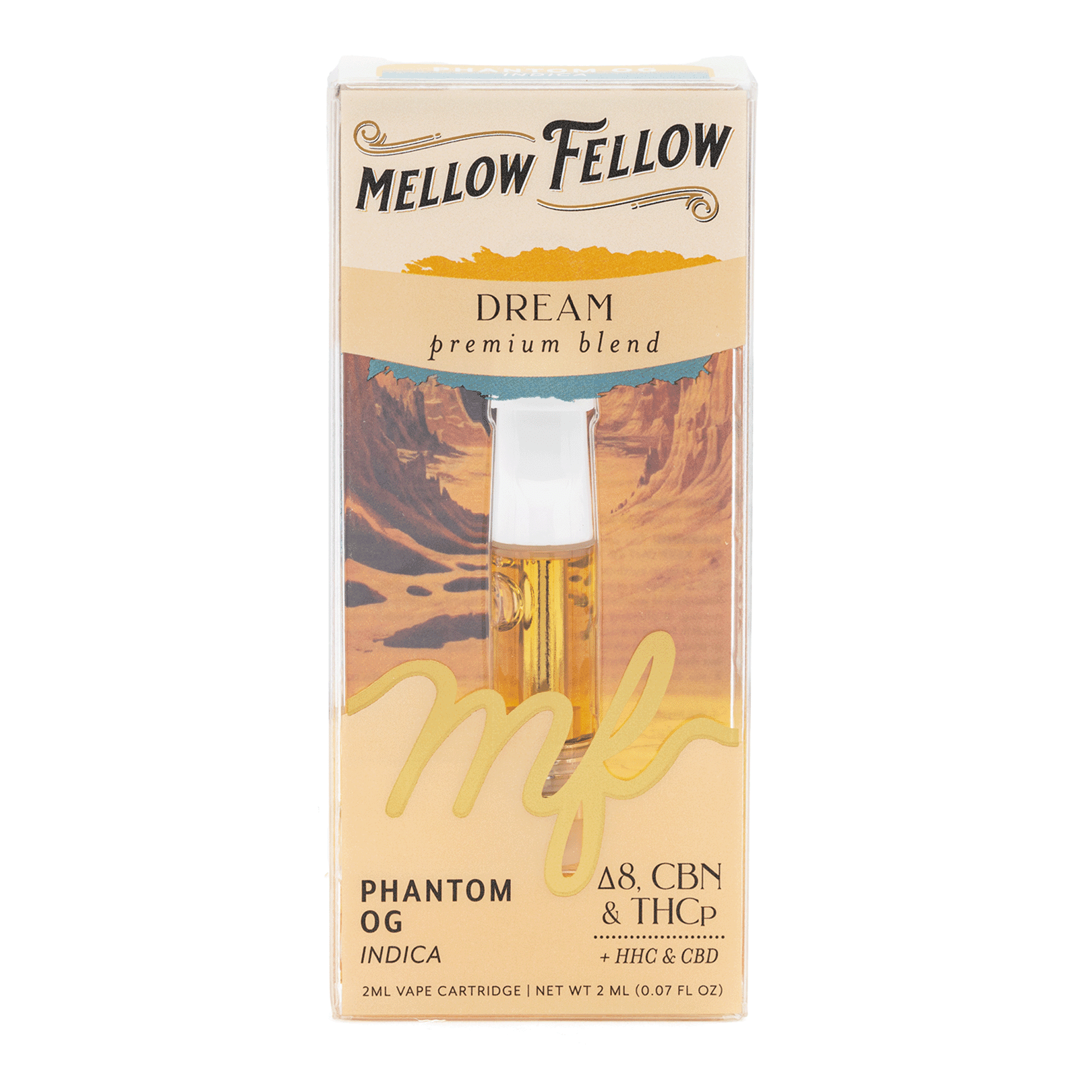 Mellow Fellow Dali’s Dream Blend Vape Cartridge – Phantom OG - Image 2