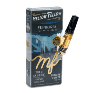 Mellow Fellow Euphoria Blend Live Resin Vape Cartridge – Sundae Driver