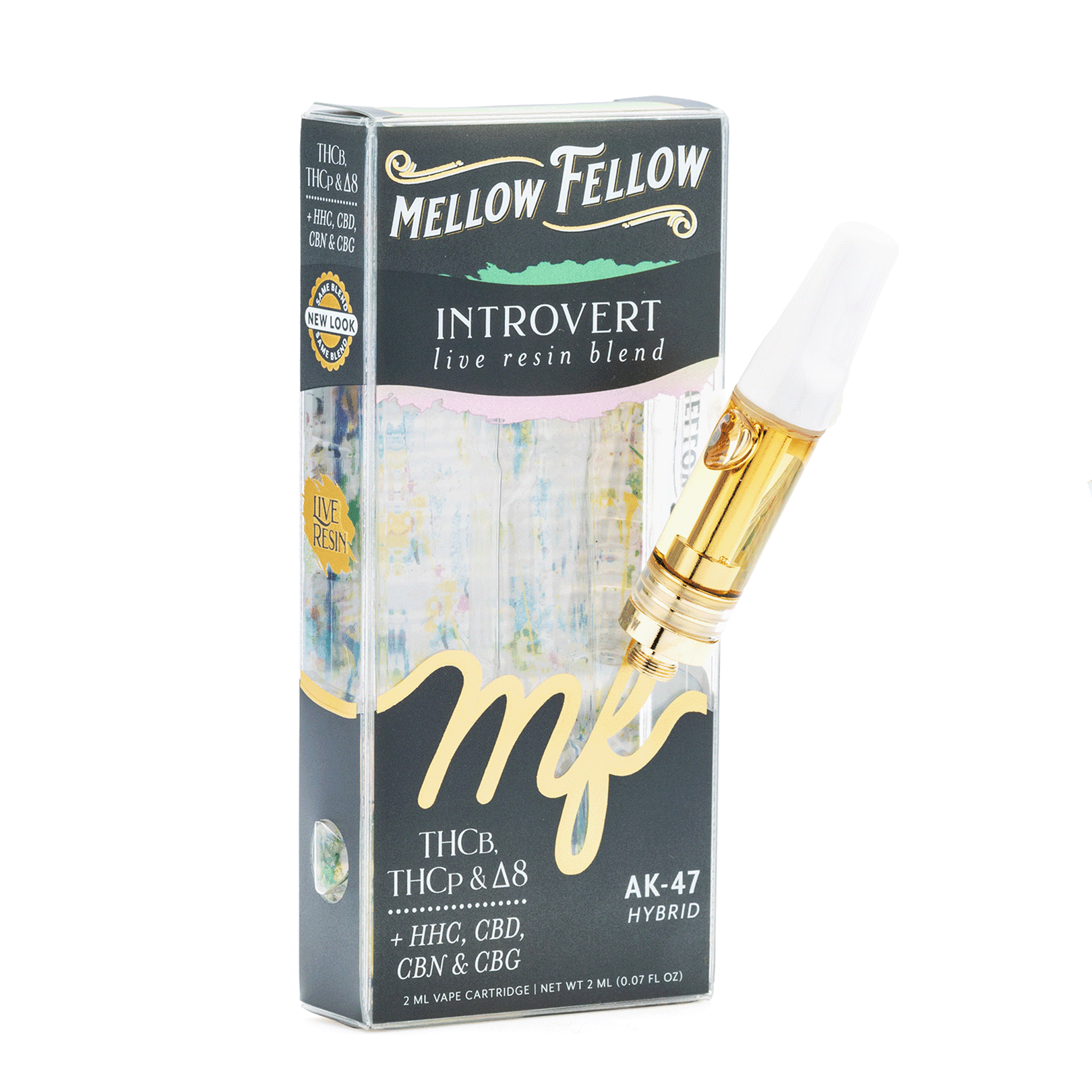 Mellow Fellow Introvert Blend Live Resin Vape Cartridge – AK47
