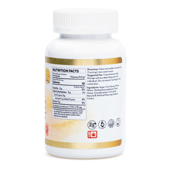 Mellow Fellow Wellness Gummies – Burn Blend – Tropic Medley (300 mg Total Cannabinoids) - Image 3