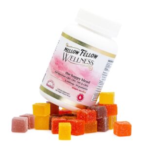 Mellow Fellow Wellness Gummies – Happy Blend – Tropic Medley (2000 mg Total Cannabinoids)