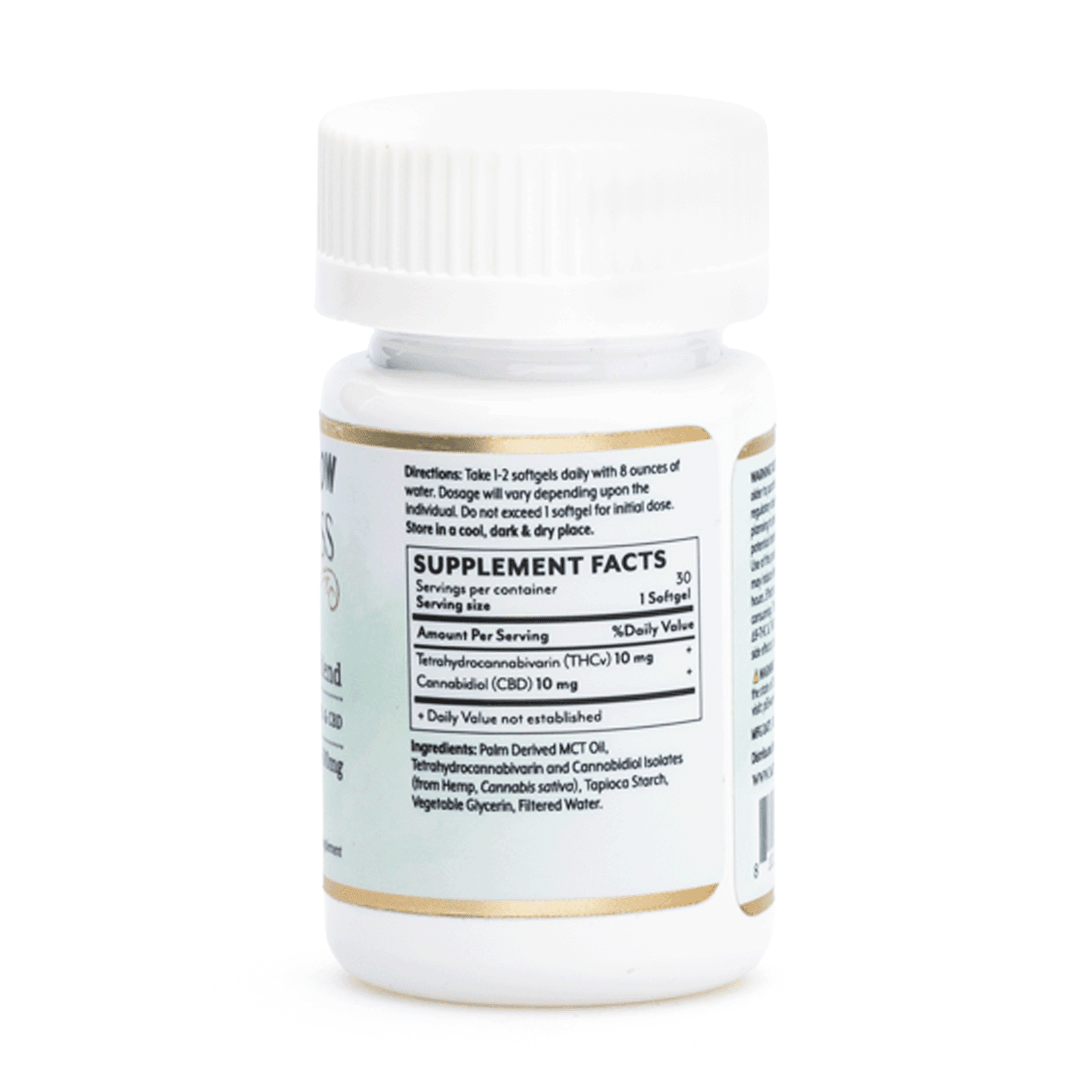 Mellow Fellow Wellness Softgel Capsules – Focus Blend (600 mg Total Cannabinoids) - Image 4