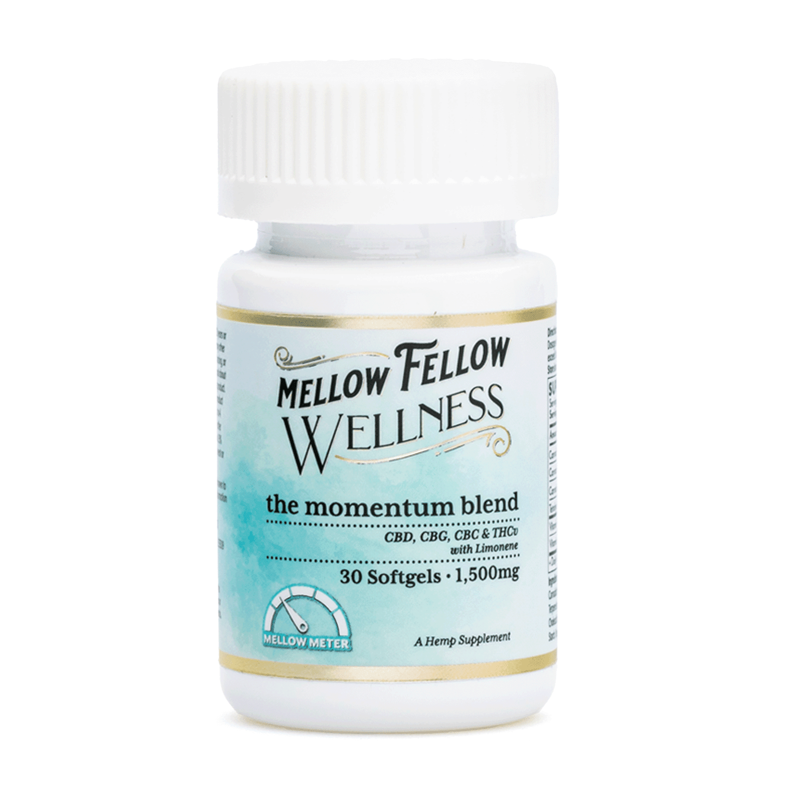 Mellow Fellow Wellness Softgel Capsules – Energy Blend (1500 mg Total Cannabinoids) - Image 2
