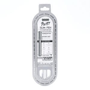 Ooze Slim Twist Pen 2.0 Vape Battery – Cosmic Chrome - Image 4