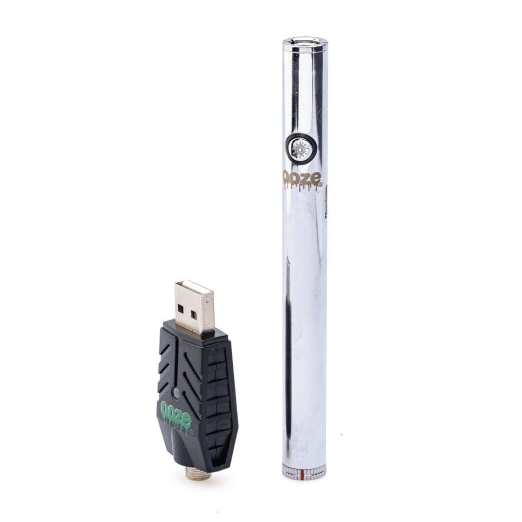 Ooze Slim Twist Pen 2.0 Vape Battery – Cosmic Chrome