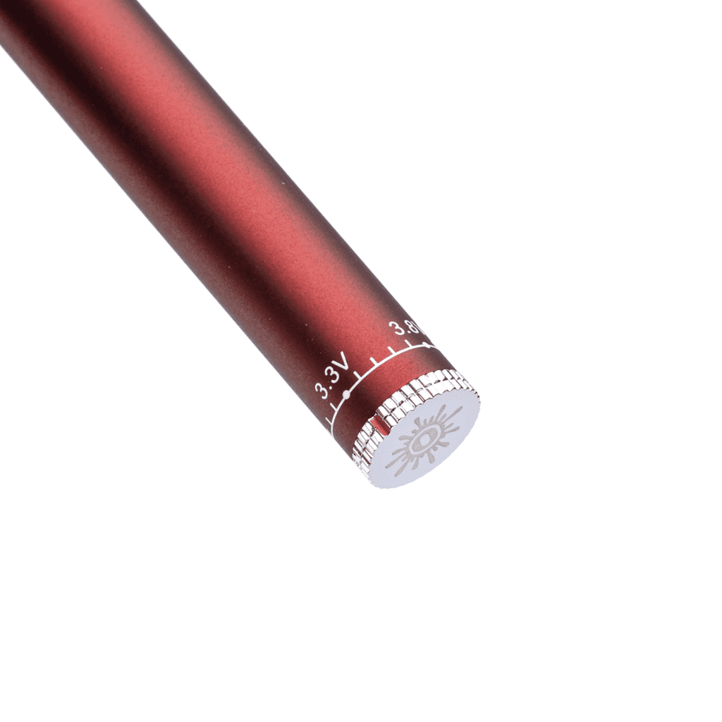 Ooze Slim Twist Pen Vape Battery – Ruby Red - Image 2