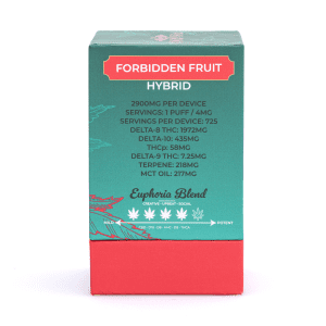 PharmaTHC Delta 8, Delta 9, Delta 10 & THCP Disposable Vape – Forbidden Fruit (3 grams) - Image 3