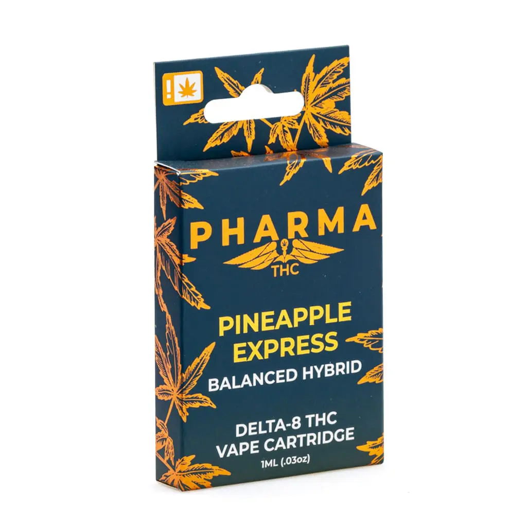 PharmaTHC Delta 8 THC Vape Cartridge – Pineapple Express - Image 2