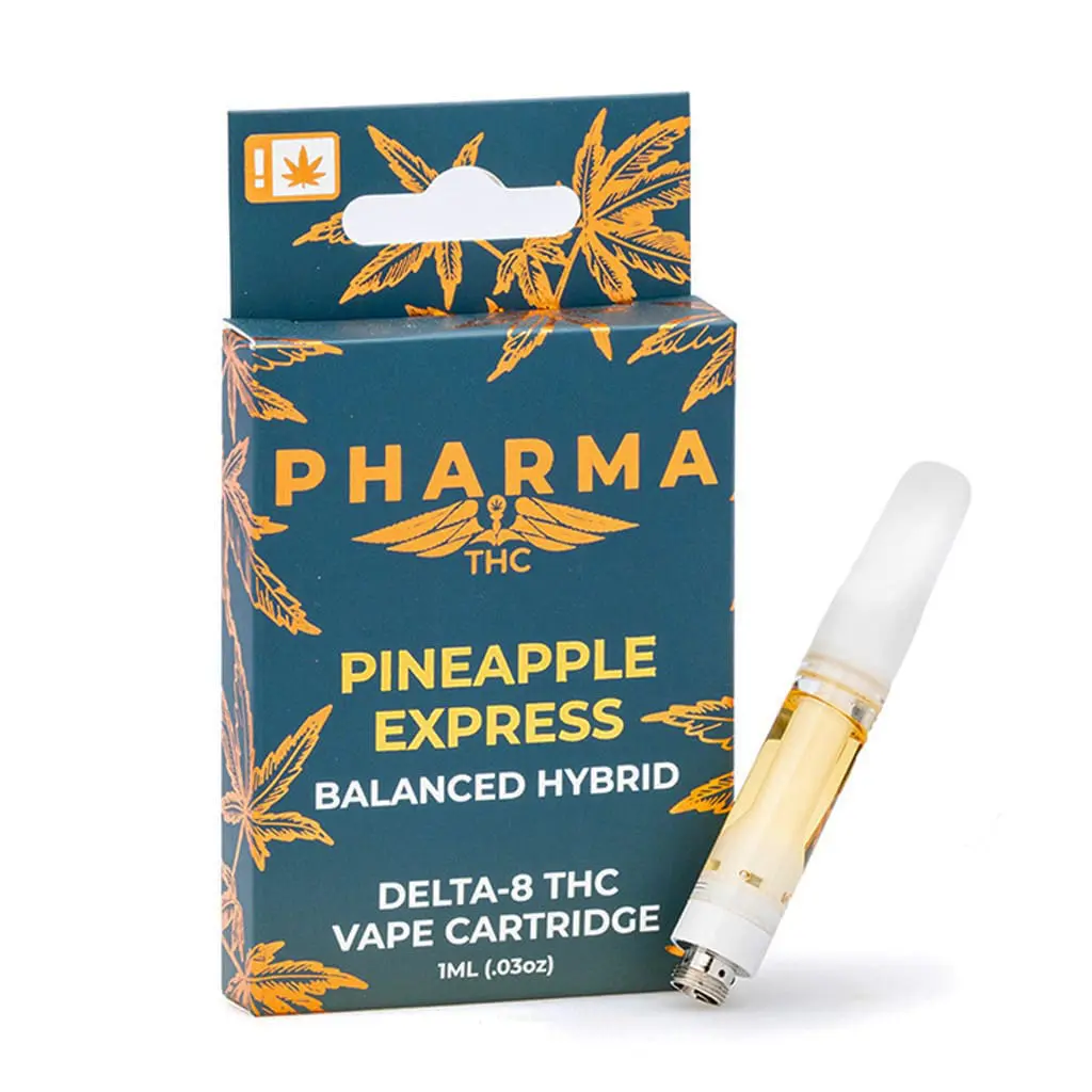 PharmaTHC Delta 8 THC Vape Cartridge – Pineapple Express