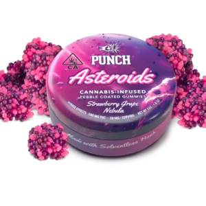 Punch Asteroids 100mg – Strawberry Grape Nebula