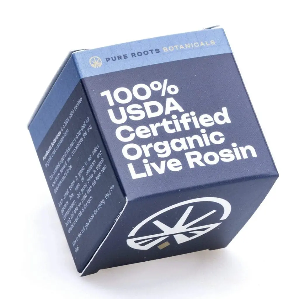 Pure Roots Botanicals THCa Live Rosin Concentrate – Blackberry Truffle (1 gram) - Image 2