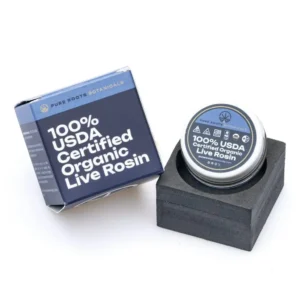 Pure Roots Botanicals THCa Live Rosin Concentrate – Straw Guava (1 gram)