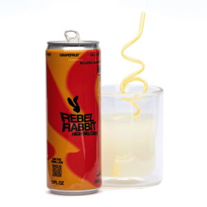Rebel Rabbit Mild Hare Delta 9 Seltzer 4 Pack – Grapefruit (20 mg Total Delta 9 THC)