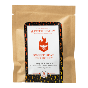 The Brothers Apothecary Sweet Heat CBD Honey – 5 Pack (75 mg Total CBD)