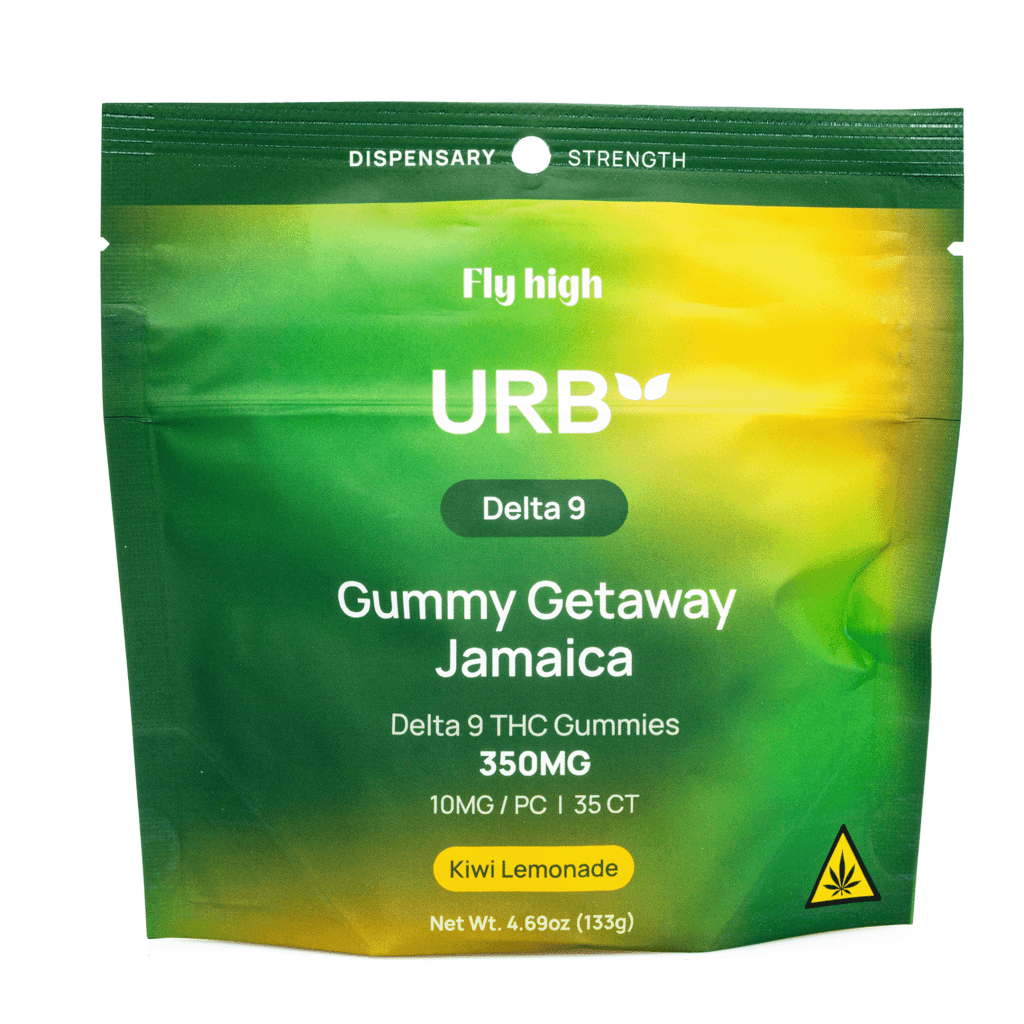 Urb Delta 9 THC Gummies – Kiwi Lemonade (350 mg Total Delta 9 THC) - Image 2