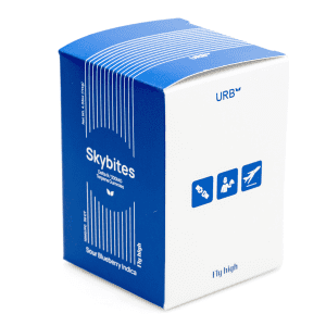 Urb Delta 9 THC Take Off Skybites – Sour Blueberry (300 mg Total Delta 9 THC) - Image 2