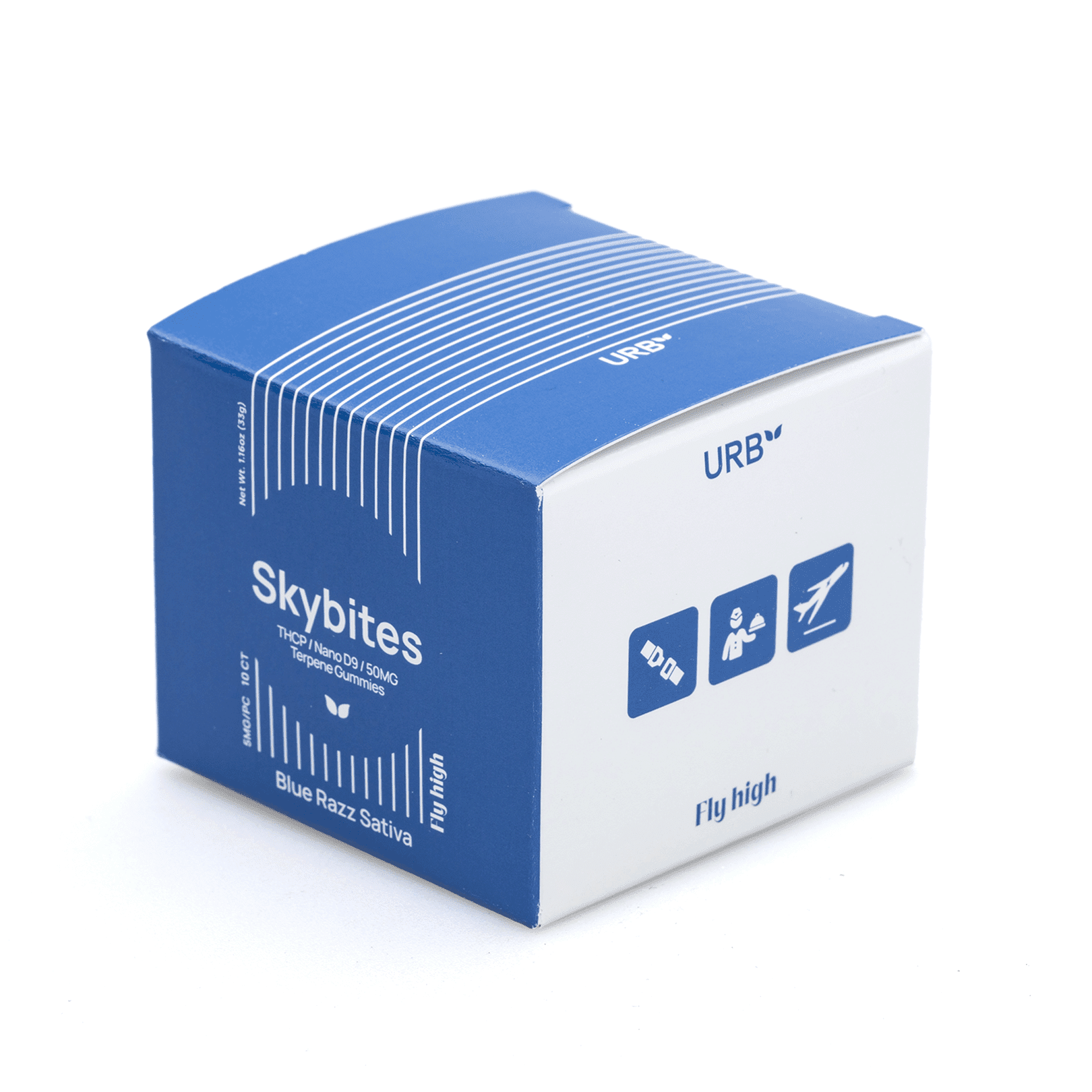 Urb THCP / Delta 9 Mile High Skybites – Blue Razz (25 mg THCP + 25 mg Delta 9 THC Total) - Image 2